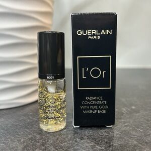 NEW‎ Guerlain L'Or Radiance Concentrate Pure Gold Makeup Base Primer .16 oz MINI